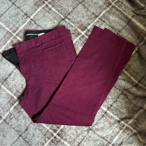 Banana Republic Maroon Sloan Pants